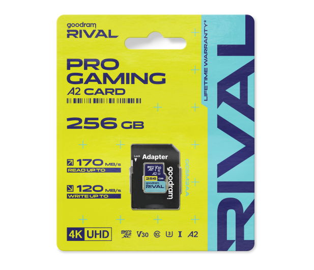 GOODRAM 256GB microSDXC RIVAL M2AA 170MB/s A2 UHS-I U3 V30 - 1536716 - zdjęcie 3